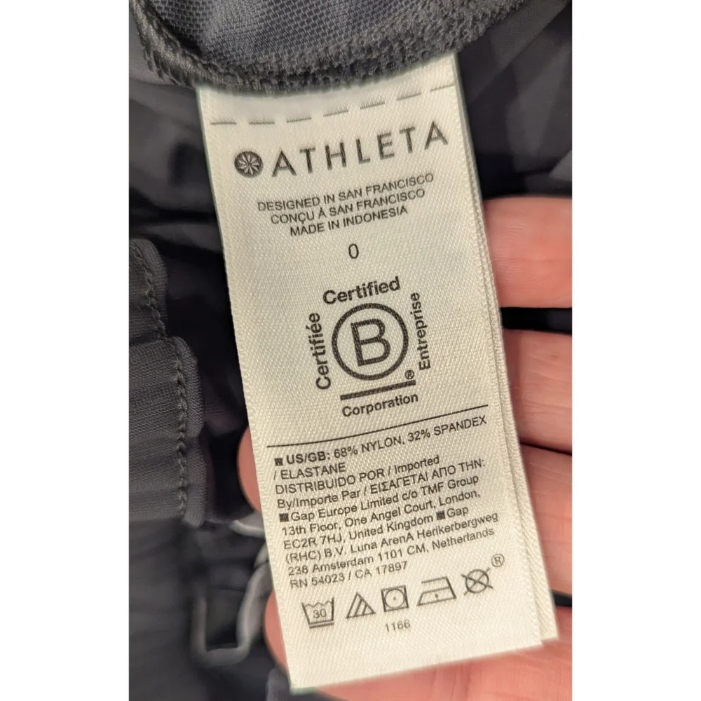 Athleta Pinnacle High Rise Trousers In Charcoal Size 0 - Picture 6 of 9